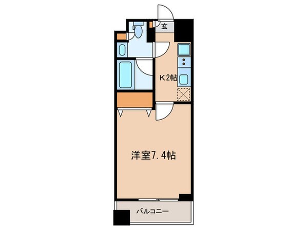 ﾚｼﾞﾃﾞｨｱ四谷三丁目の物件間取画像